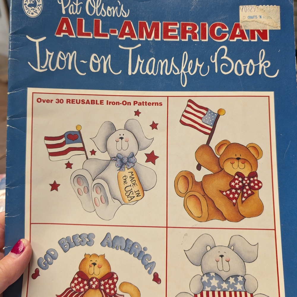 All-American Iron-on Transfer Book